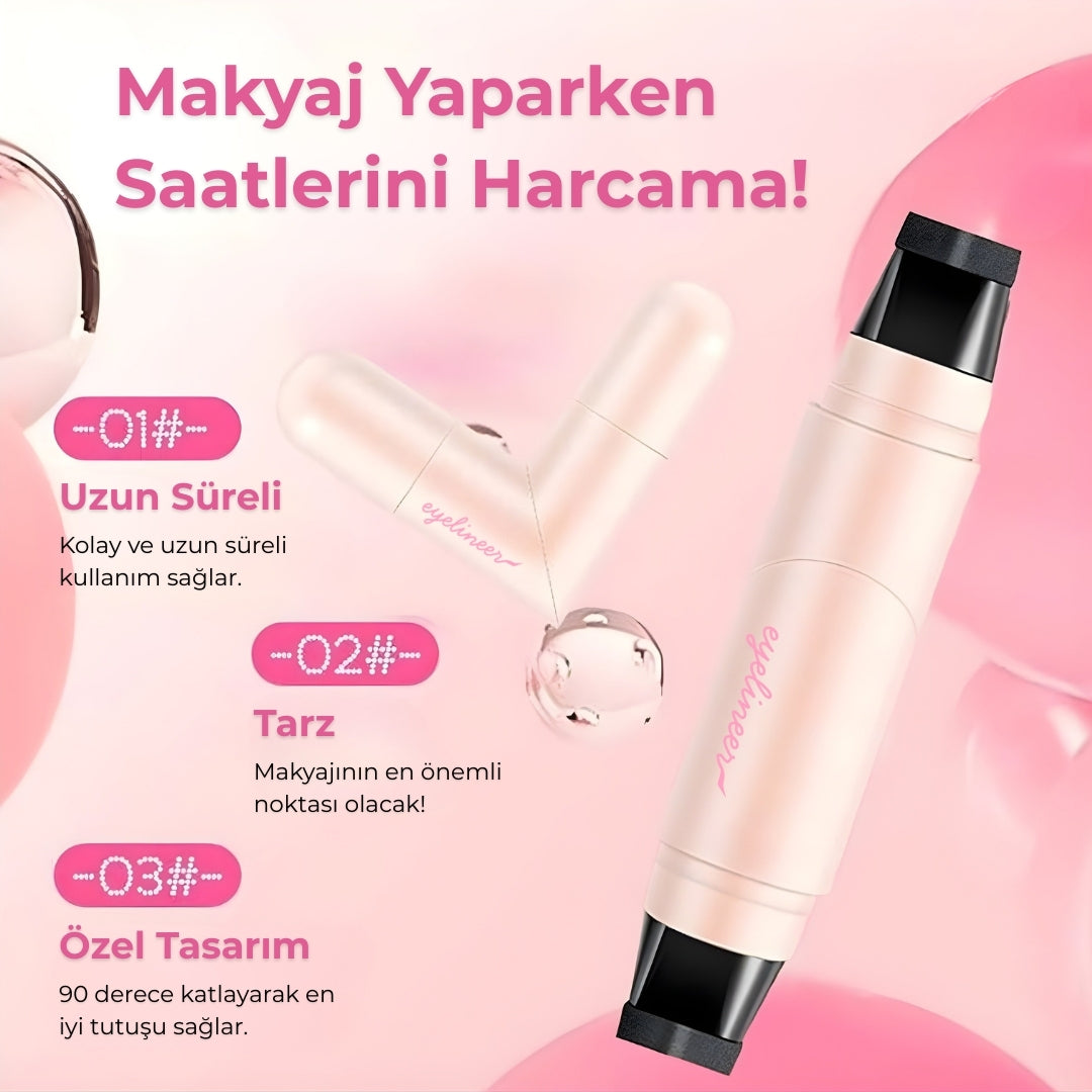 Hızlı ve Simetrik Eyeliner Stamp