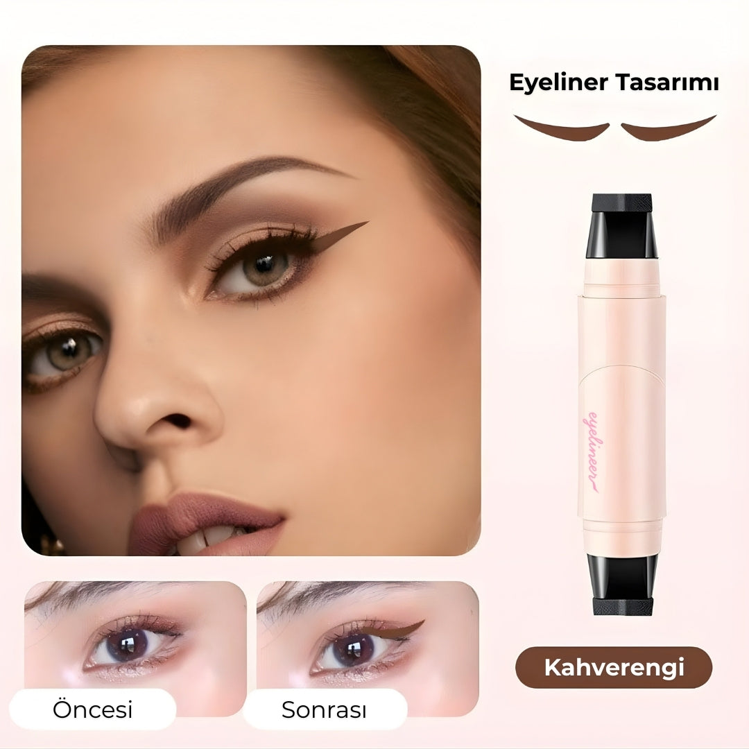 Hızlı ve Simetrik Eyeliner Stamp