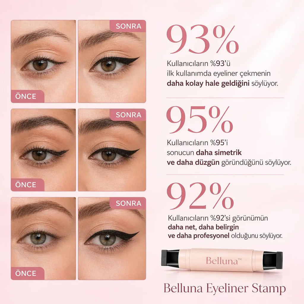 Belluna Eyeliner Stamp – Kullanım adımları, stamp uygulaması
