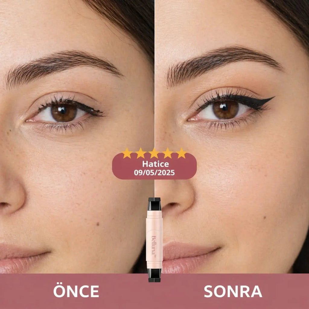 Belluna Eyeliner Stamp – Su geçirmez formül, uzun kalıcı göz kalemi