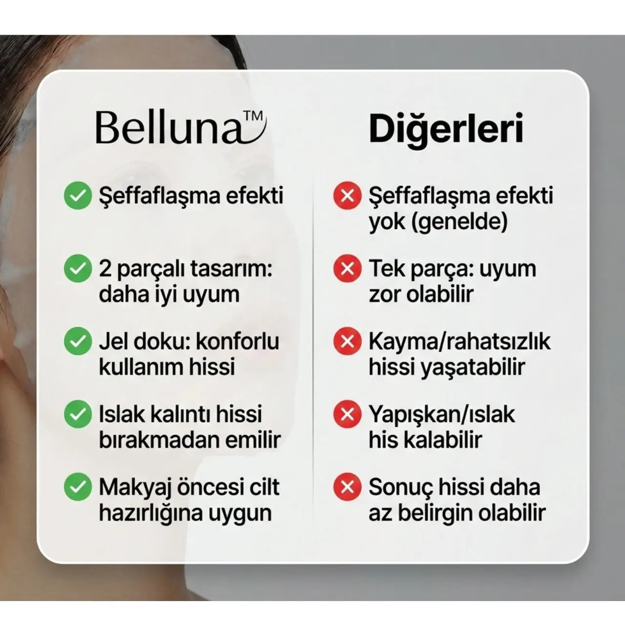 Şeffaflaşan Bio Kolajen Maske