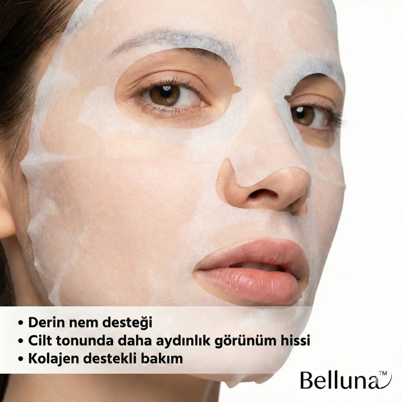 Şeffaflaşan Bio Kolajen Maske