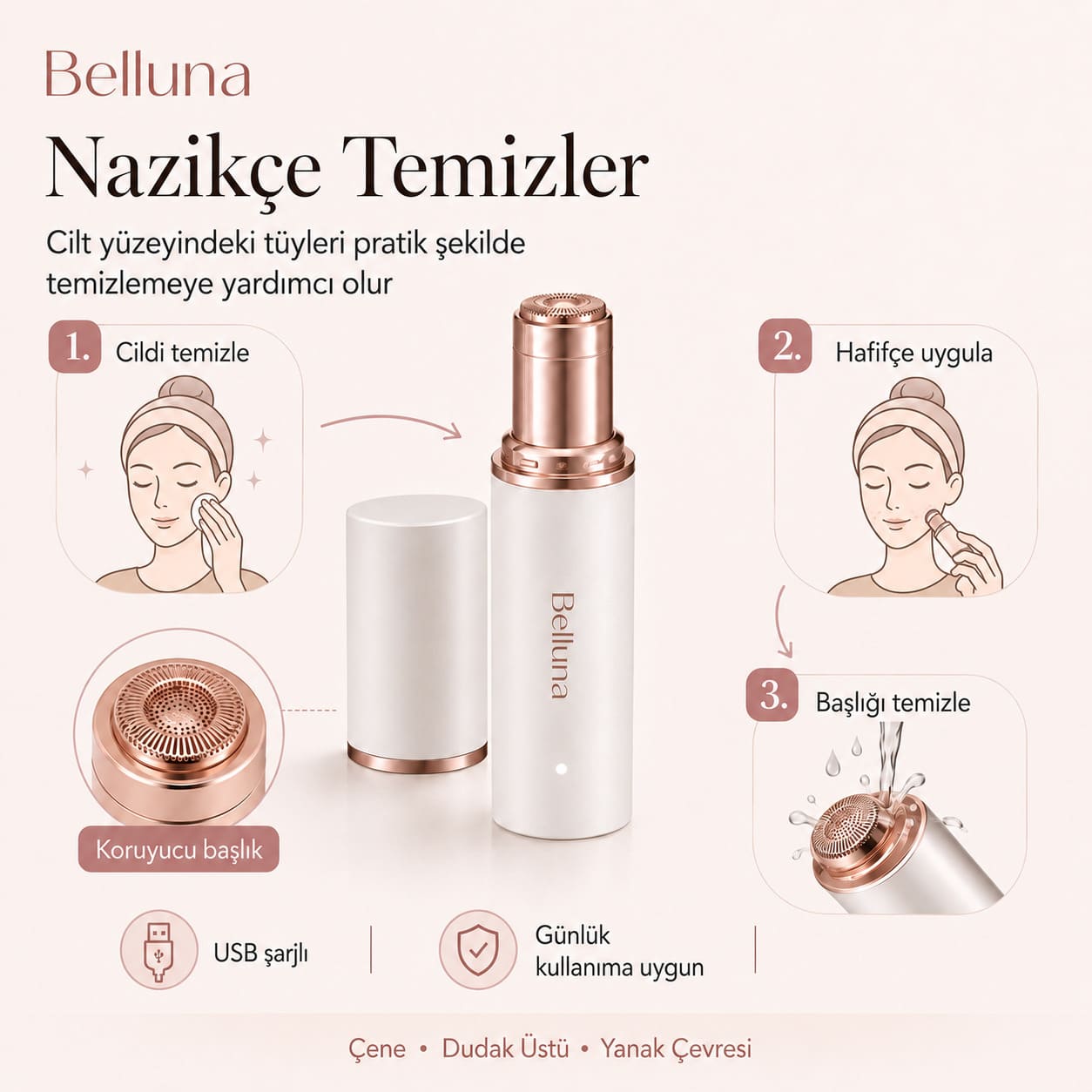 Belluna™ Hassas Tüy Alıcı