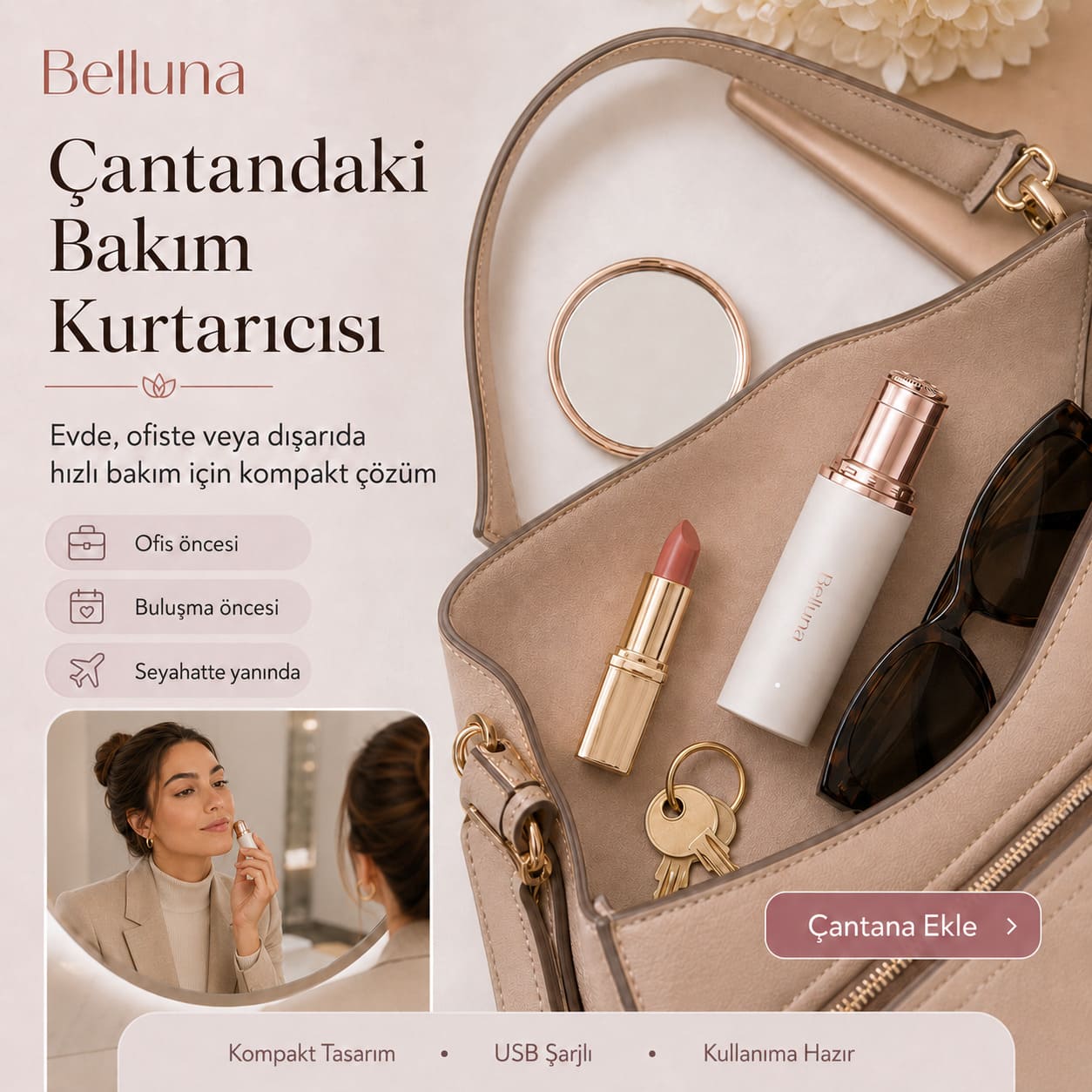 Belluna™ Hassas Tüy Alıcı
