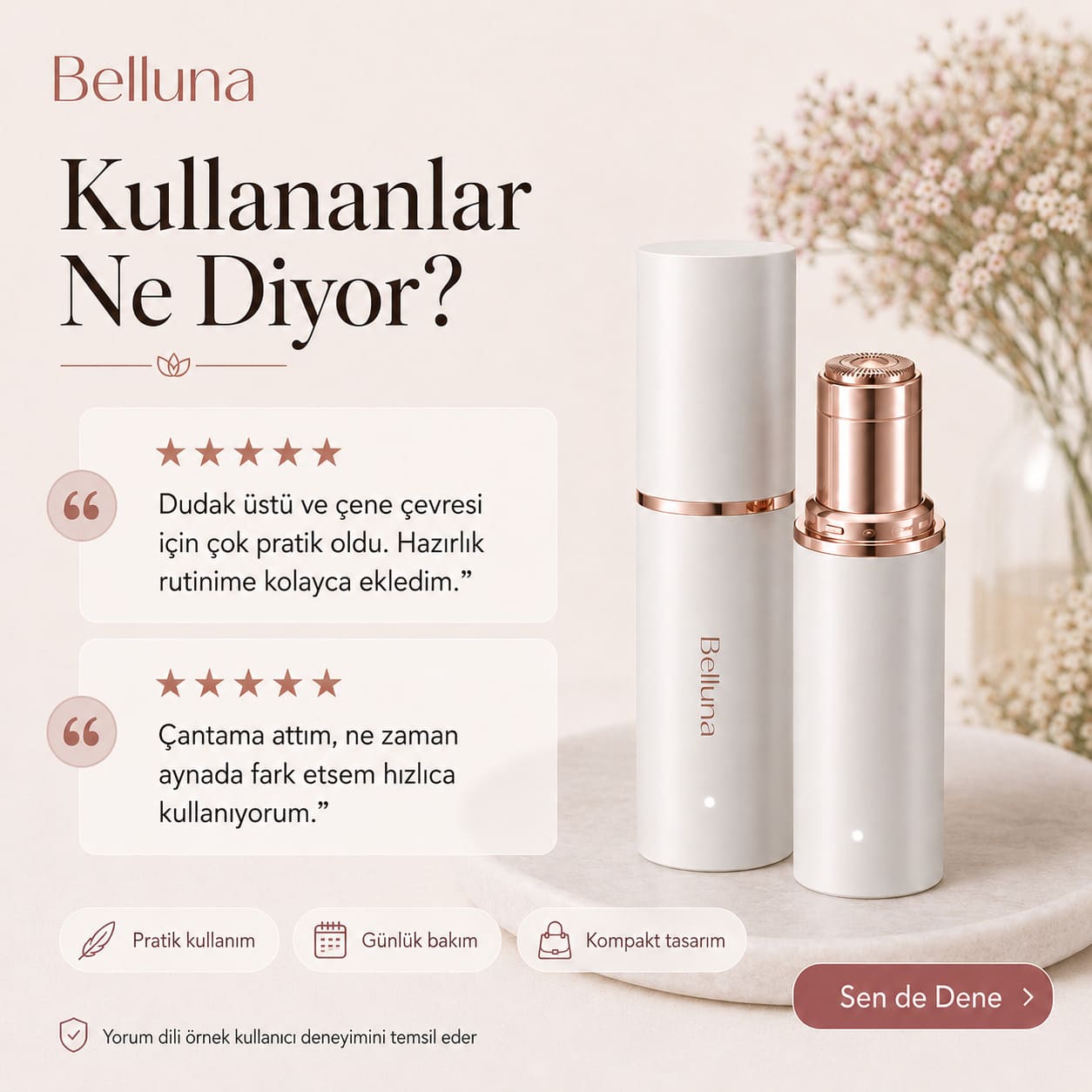 Belluna™ Hassas Tüy Alıcı