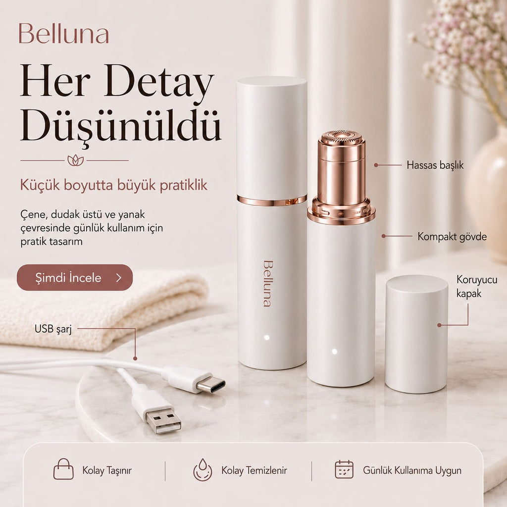 Belluna™ Hassas Tüy Alıcı